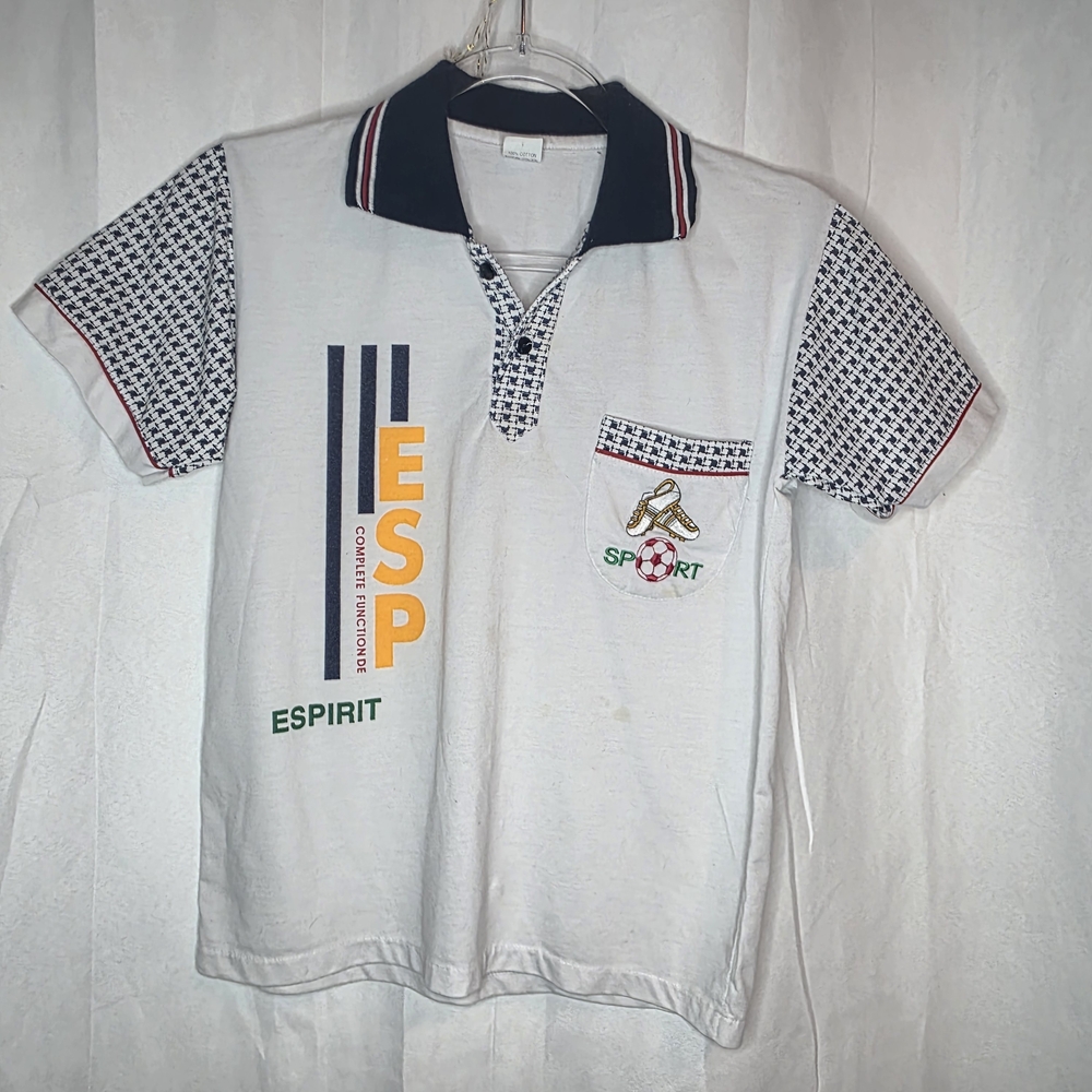 Warner Bros. Looney Tunes White Shirt with Colorful Logo